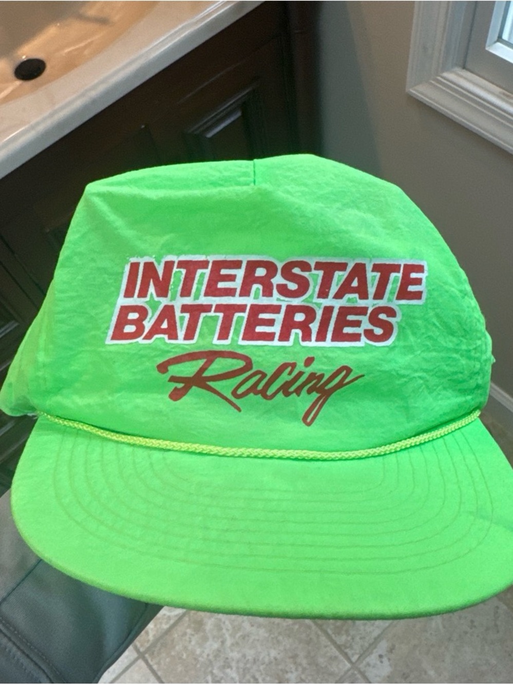 Racing Cap in Neon Green